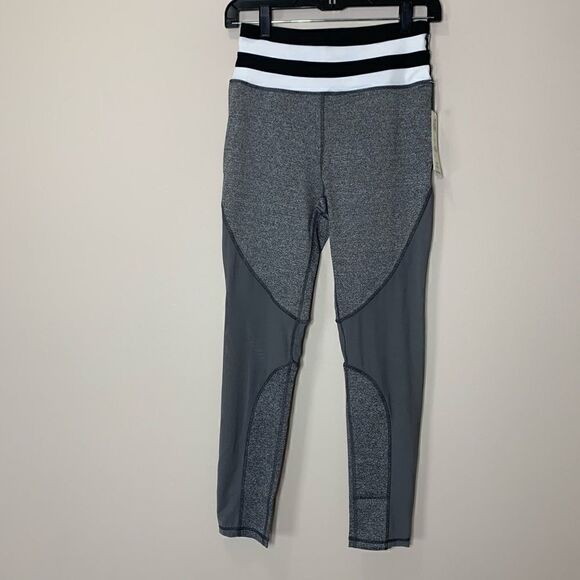 C&C California yoga legging gray colorblock mesh M - Picture 3 of 10